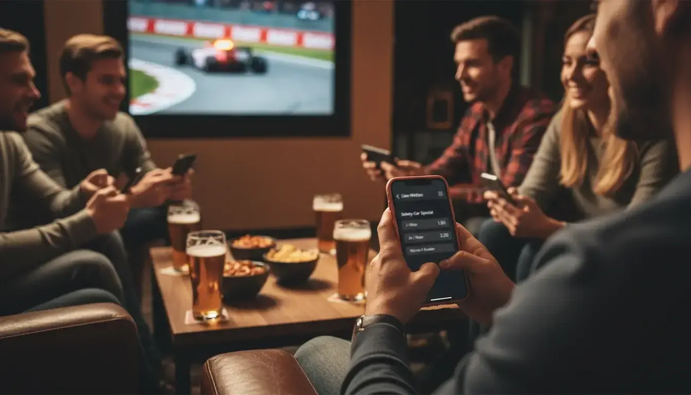 F1 Live-Wetten während eines Formel 1 Rennens