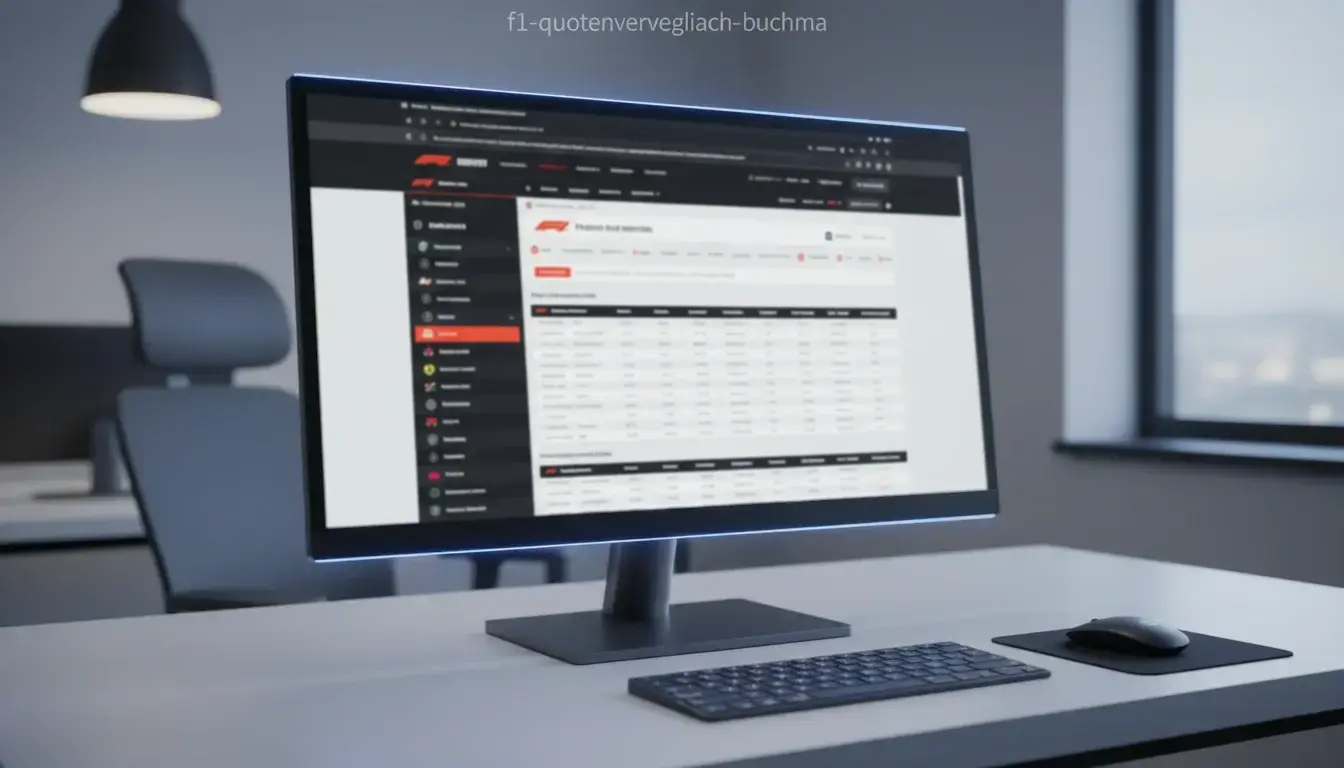 F1 Quotenvergleich zwischen verschiedenen Buchmachern