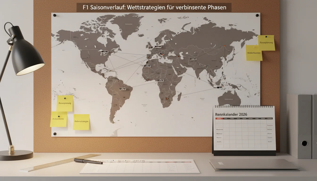 F1 Saisonverlauf Wetten Strategie Entwicklungsphase Timing
